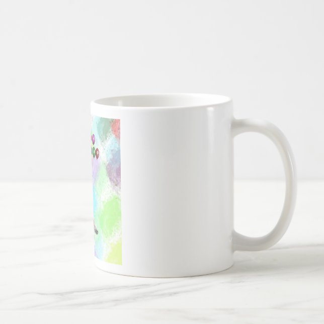 Taza De Café Gran Danés Deseando Feliz Año Nuevo (Derecha)
