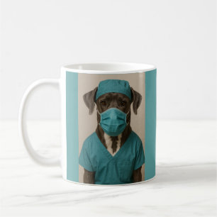 Taza De Café Gran Danés en uniforme
