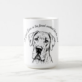 Taza De Café Gran Danés Entrenamiento Mental