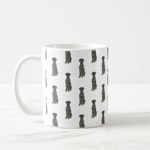 Taza De Café Gran danés (negro)