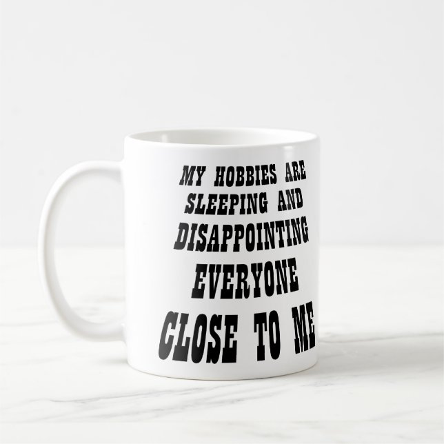 Taza De Café Gran decepción Funny Mug (Izquierda)