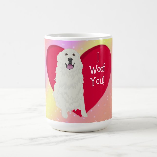 Taza De Café Gran Día de San Valentín de los Pirineos (Centro)