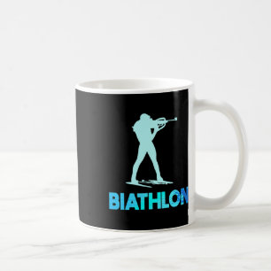 Taza De Café Gran diseño de esquí de biatlón esquí de fondo