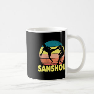 Taza De Café Gran diseño Sanshou Kickboxing marcial chino Ar