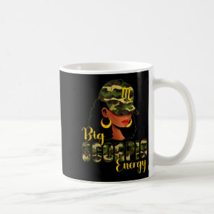 Taza De Café Gran Energía de Escorpio Camuflaje Gorra Mujer Neg