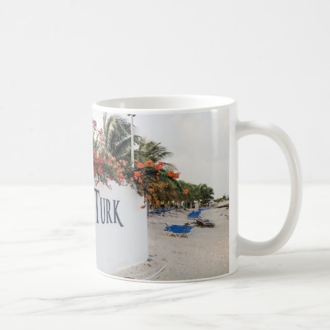 Taza De Café Gran Escena Turca De Playa (Derecha)