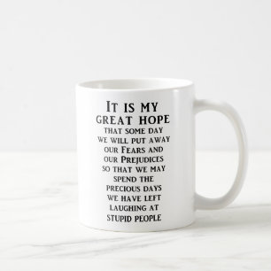 Taza De Café Gran Esperanza gracioso humor negro
