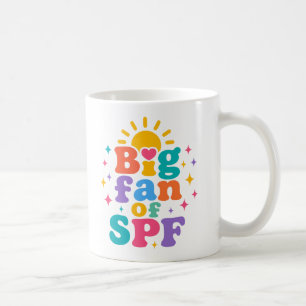 Taza De Café Gran fan de la protección solar SPF en verano