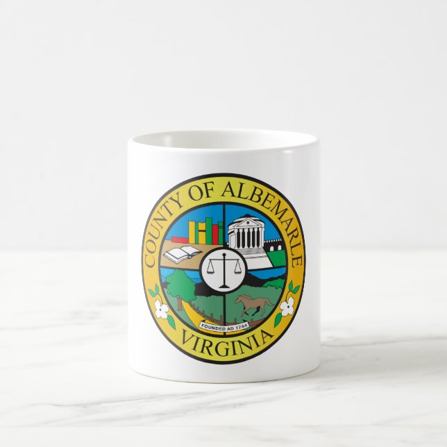 Taza De Café Gran foca del condado de Albemarle (Centro)