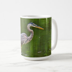 Taza De Café Gran Garza Azul (Ardea herodias)