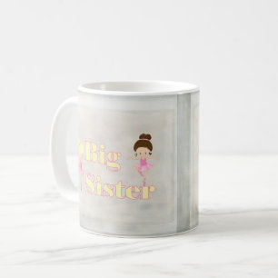 Taza De Café Gran Hermana Bailando Ballerina Hermana