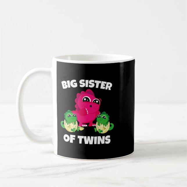 Taza De Café Gran Hermana De Los Gemelos Nueva Hermana (Izquierda)