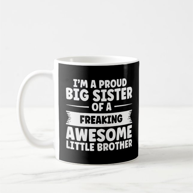 Taza De Café Gran Hermana De Pequeño Hermano Gran Hermana (Izquierda)