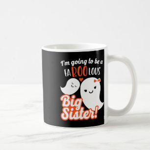 Taza De Café Gran Hermana Invitación de Embarazo Chicas Fantasm