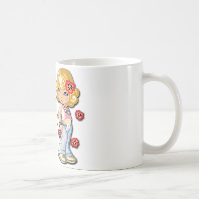 Taza De Café Gran Hermana y Flores (Derecha)