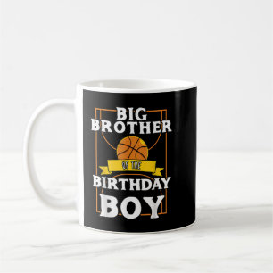 Taza De Café Gran Hermano Del Cumpleaños Baller Baloncesto