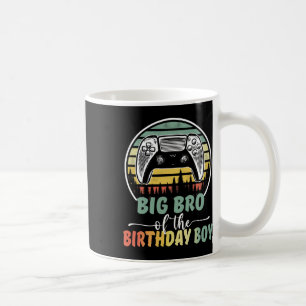 Taza De Café Gran Hermano Del Jugador De Video Birthday
