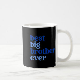 Taza De Café Gran Hermano Siempre Gris Con Texto Azul Niños