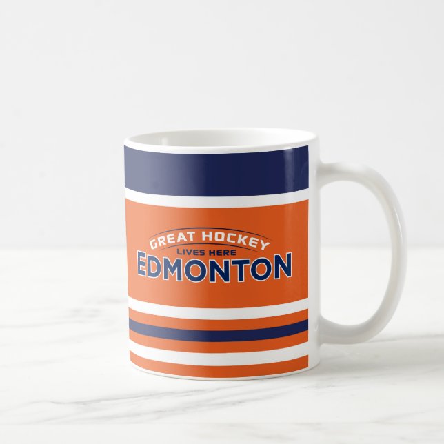 Taza De Café Gran hockey Edmonton Mug (Derecha)