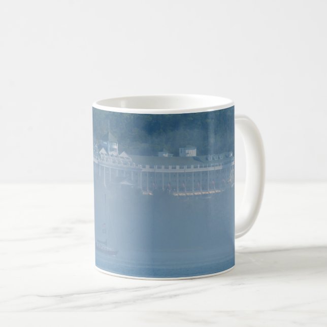 Taza De Café Gran Hotel A Través De La Niebla De Café (Anverso derecho)