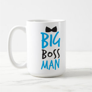Taza De Café Gran jefe hombre bonito diseño bossy con corbata 