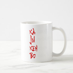Taza De Café Gran Kajukenbo luchando contra Karate Judo Kenpo K