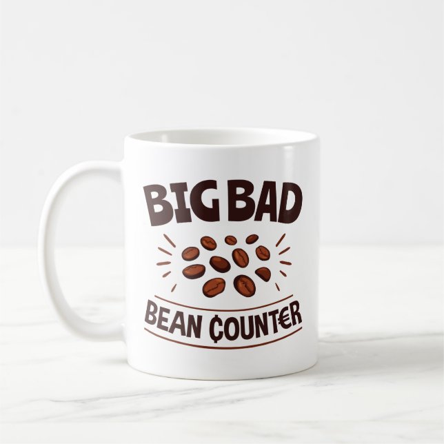 Taza De Café Gran mala suerte de contador cómico CPA (Izquierda)
