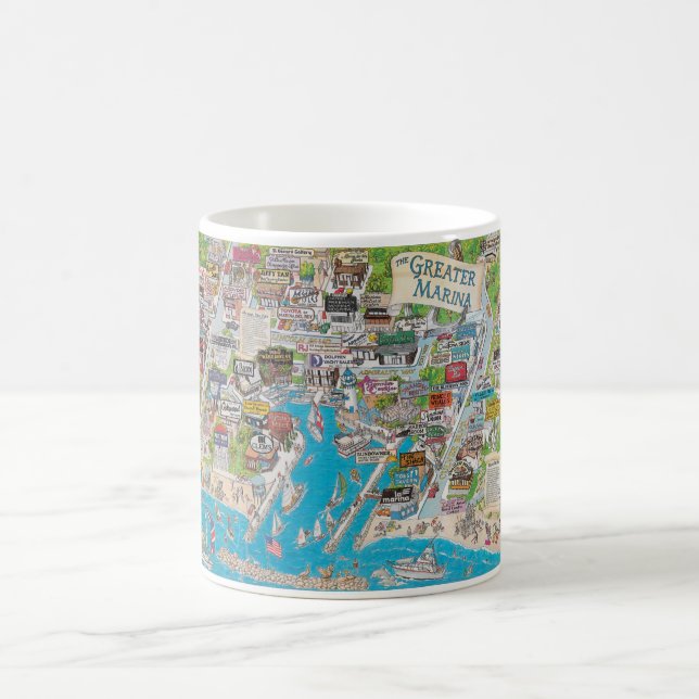 Taza De Café Gran Marina del Rey (Centro)