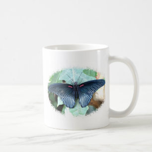 Taza De Café Gran mariposa Mormón-Tropical