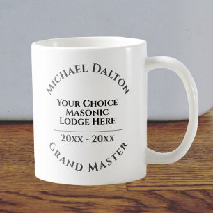 Taza De Café Gran Master Masonic