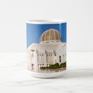 Taza De Café Gran Mezquita del Sultán Qaboos en Mascate, Omán