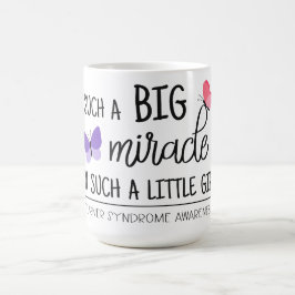 Taza De Café Gran milagro conciencia del síndrome de Turner