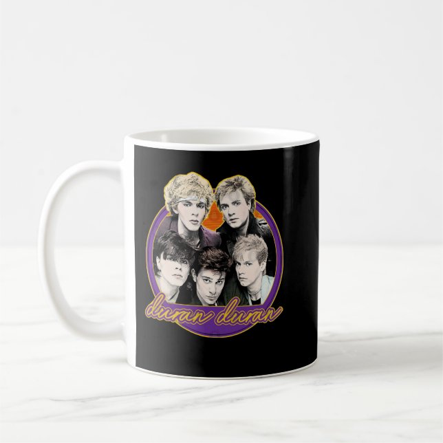 Taza De Café Gran Modelo Pop Duran Duran Rock Banda Regalos Pel (Izquierda)