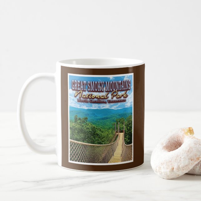 TAZA DE CAFÉ GRAN MONTAÑA DE HUMOR PARQUE NACIONAL - NC - TC (Con donut)