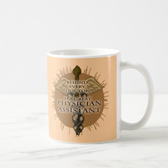 Taza De Café Gran Mug de Auxiliar Médico (Derecha)