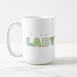 Taza De Café Gran Mug de la Dama de la Planta