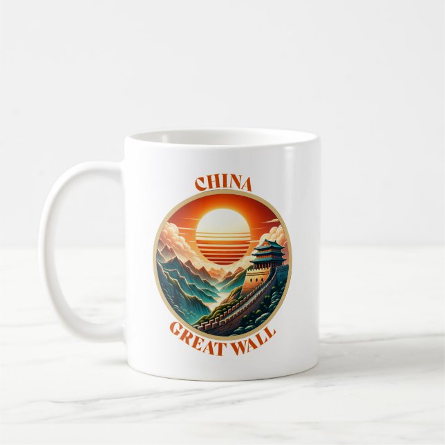 Taza De Café Gran Muralla China (Izquierda)