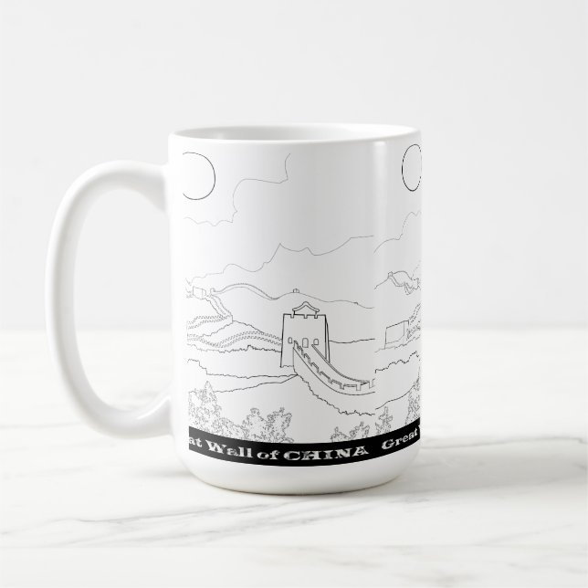Taza De Café Gran Muralla de China (Izquierda)