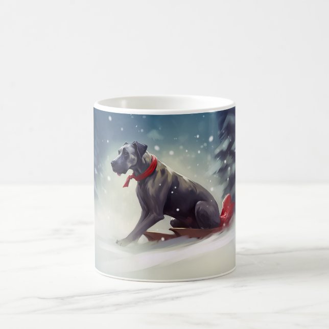 Taza De Café Gran Navidad danés en invierno (Centro)