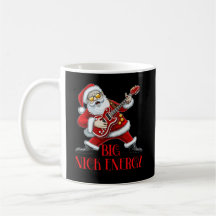 Gran Nick Energy Navidades divertidos Santa Guitar