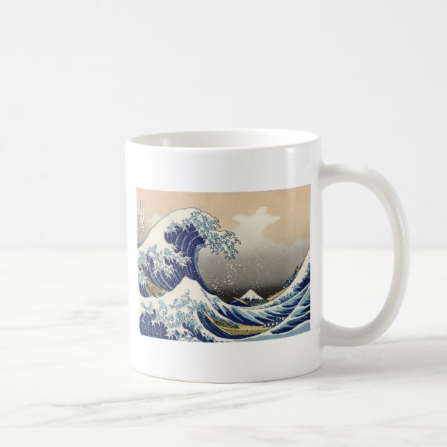 Taza De Café Gran onda de Kanagawa (Derecha)