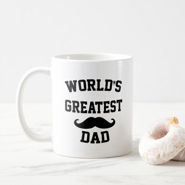 Taza De Café Gran padre del mundo (Con donut)