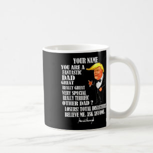 Taza De Café Gran papá gracioso Donald Trump Padres Día Regalo 