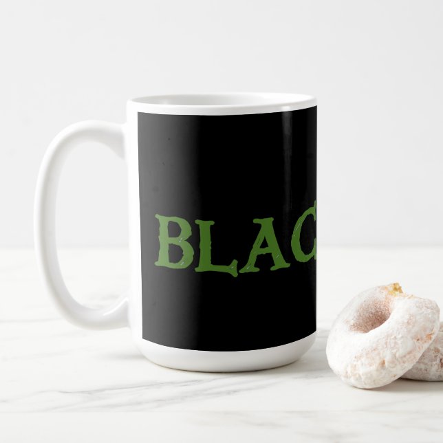Taza De Café Gran parranda de Irlanda negra (Con donut)