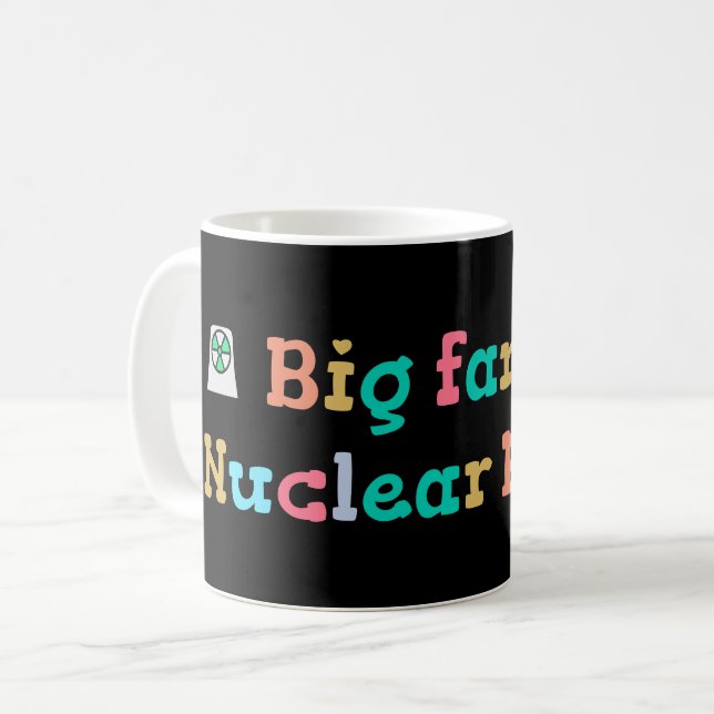 Taza De Café Gran partidario de la energía nuclear (Anverso izquierdo)