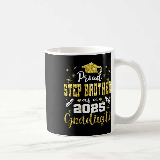 Taza De Café Gran Paso Hermano De Graduado 2025 (Derecha)