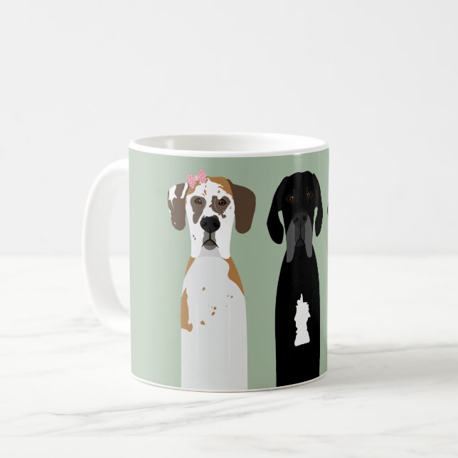 Taza De Café Gran perro danés (Anverso izquierdo)