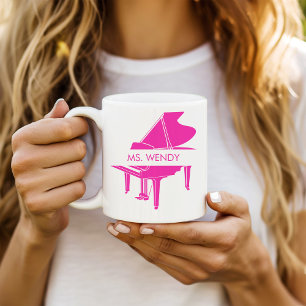 Taza De Café Gran piano personalizado