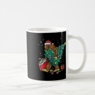 Taza De Café Gran pie árbol de navidad ilumina divertidas navid