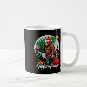 Taza De Café Gran pie de árbol de navidad Santa enciende divert
